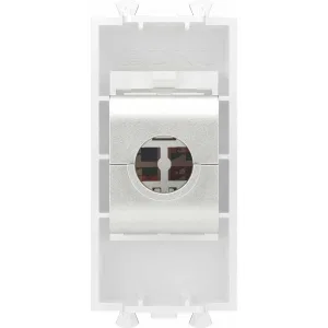 ДКС Компьютерная розетка RJ-45 без шторки модульная, кат.6А экранированная, Avanti, белое облако, 1 модуль 4400771 DKC ДКС Компьютерная розетка RJ-45 без шторки модульная, кат.6А экранированная, Avanti, белое облако, 1 модуль 4400771 DKC