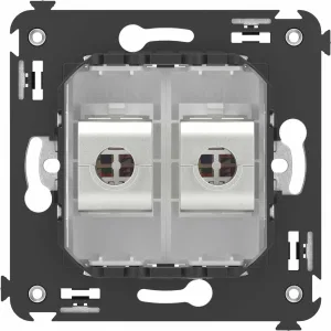 ДКС Компьютерная розетка RJ-45 без шторки в стену, кат.6 двойная экранированная, Avanti, белое облако 4400794 DKC ДКС Компьютерная розетка RJ-45 без шторки в стену, кат.6 двойная экранированная, Avanti, белое облако 4400794 DKC