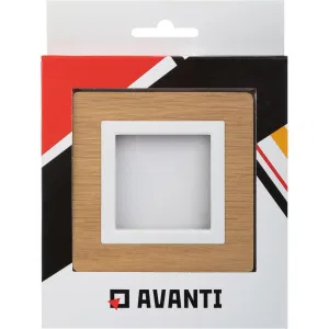 ДКС Рамка из натурального дерева 1 пост (2 мод.), Avanti, беленый дуб 4400842 DKC ДКС Рамка из натурального дерева 1 пост (2 мод.), Avanti, беленый дуб 4400842 DKC