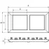 ДКС Рамка-суппорт Avanti для In-liner Front, белый, 2 модуля 4400912 DKC ДКС Рамка-суппорт Avanti для In-liner Front, белый, 2 модуля 4400912 DKC