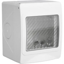 ДКС Коробка для настенного монтажа "Avanti", IP55, белая, 2 модуля 4400932 DKC