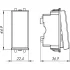 ДКС Выключатель модульный, Avanti, черный квадрат, 1 модуль 4402101 DKC ДКС Выключатель модульный, Avanti, черный квадрат, 1 модуль 4402101 DKC