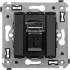ДКС USB 3.0 розетка одинарная в стену, тип А-А, Avanti, черный квадрат 4402303 DKC ДКС USB 3.0 розетка одинарная в стену, тип А-А, Avanti, черный квадрат 4402303 DKC