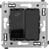 ДКС Диммер кнопочный в стену для LED ламп, Avanti, черный квадрат 4402343 DKC