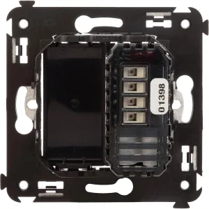 ДКС Диммер кнопочный в стену для LED ламп, Avanti, черный квадрат 4402343 DKC ДКС Диммер кнопочный в стену для LED ламп, Avanti, черный квадрат 4402343 DKC