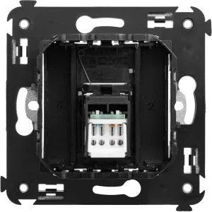 ДКС Компьютерная розетка RJ-45 в стену, кат.6А одинарная, ДКС Компьютерная розетка RJ-45 в стену, кат.6А одинарная,
