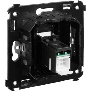 ДКС Компьютерная розетка RJ-45 в стену, кат.6А одинарная, ДКС Компьютерная розетка RJ-45 в стену, кат.6А одинарная,