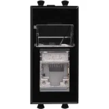ДКС Компьютерная розетка RJ-45 модульная, кат.6 экранированная, Avanti, черный квадрат, 1 модуль 4402391 DKC