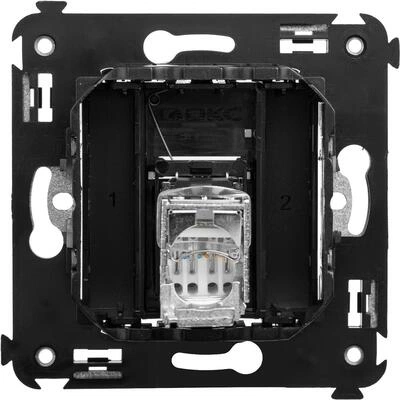 ДКС Компьютерная розетка RJ-45 в стену, кат.6 одинарная экранированная, "Avanti", "Черный квадрат" 4402393 DKC ДКС Компьютерная розетка RJ-45 в стену, кат.6 одинарная экранированная, "Avanti", "Черный квадрат" 4402393 DKC