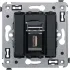 ДКС USB 2.0 розетка одинарная в стену, тип А-А, Avanti, черный квадрат 4402403 DKC ДКС USB 2.0 розетка одинарная в стену, тип А-А, Avanti, черный квадрат 4402403 DKC