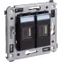 ДКС USB зарядное устройство в стену 2.1 А, Avanti, черный квадрат 4402543 DKC ДКС USB зарядное устройство в стену 2.1 А, Avanti, черный квадрат 4402543 DKC