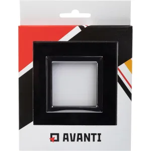 ДКС Рамка из натурального стекла 1 пост (2 мод.), Avanti, черная 4402822 DKC ДКС Рамка из натурального стекла 1 пост (2 мод.), Avanti, черная 4402822 DKC
