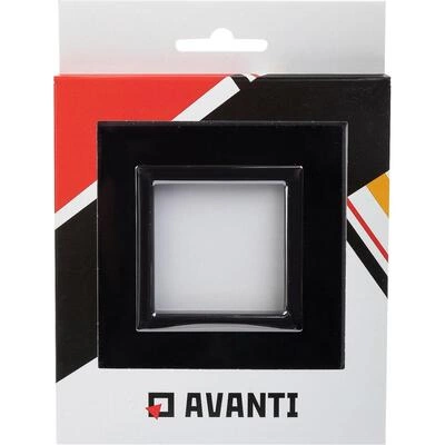 ДКС Рамка из натурального стекла 1 пост (2 мод.), Avanti, черная 4402822 DKC ДКС Рамка из натурального стекла 1 пост (2 мод.), Avanti, черная 4402822 DKC