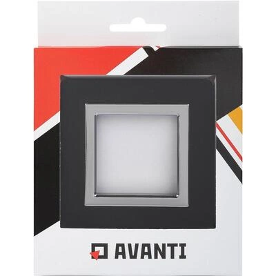 ДКС Рамка из алюминия 1 пост (2 мод.), Avanti, черная 4402832 DKC ДКС Рамка из алюминия 1 пост (2 мод.), Avanti, черная 4402832 DKC