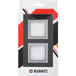 ДКС Рамка из алюминия 2 поста (4 мод.), Avanti, черная 4402834 DKC ДКС Рамка из алюминия 2 поста (4 мод.), Avanti, черная 4402834 DKC