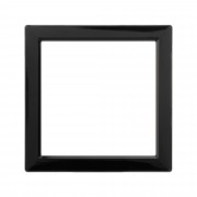 ДКС Декоративная вставка для металлических рамок 1 пост (2 мод.), Avanti, черная 4402852D DKC