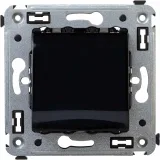 ДКС Вывод кабеля из стены, Avanti, черный квадрат 4402983 DKC
