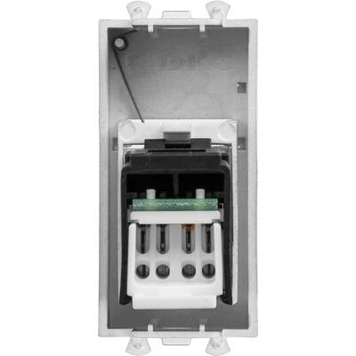 ДКС Компьютерная розетка RJ-45 модульная, кат.6, "Avanti", "Закаленная сталь", 1 модуль 4404291 DKC ДКС Компьютерная розетка RJ-45 модульная, кат.6, "Avanti", "Закаленная сталь", 1 модуль 4404291 DKC