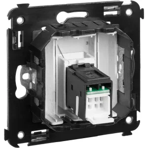 ДКС Компьютерная розетка RJ-45 в стену, кат.6 одинарная, ДКС Компьютерная розетка RJ-45 в стену, кат.6 одинарная,