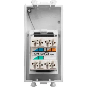 ДКС Телефонная розетка RJ-12 модульная, ДКС Телефонная розетка RJ-12 модульная,