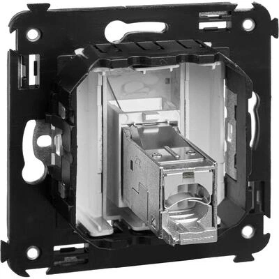 ДКС Компьютерная розетка RJ-45 в стену, кат.6 одинарная экранированная,"Avanti","Закаленная сталь" 4404393 DKC ДКС Компьютерная розетка RJ-45 в стену, кат.6 одинарная экранированная,"Avanti","Закаленная сталь" 4404393 DKC