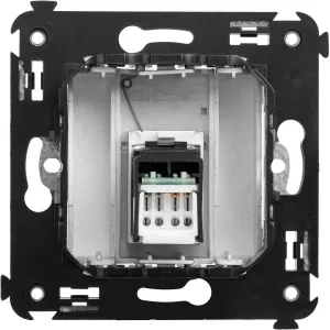 ДКС Компьютерная розетка RJ-45 в стену, кат.5e одинарная, Avanti, закаленная сталь 4404463 DKC ДКС Компьютерная розетка RJ-45 в стену, кат.5e одинарная, Avanti, закаленная сталь 4404463 DKC
