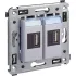 ДКС USB зарядное устройство в стену 2.1 А, Avanti, закаленная сталь 4404543 DKC ДКС USB зарядное устройство в стену 2.1 А, Avanti, закаленная сталь 4404543 DKC