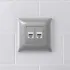 ДКС Компьютерная розетка RJ-45 без шторки в стену, кат.5е двойная, Avanti, закаленная сталь 4404664 DKC ДКС Компьютерная розетка RJ-45 без шторки в стену, кат.5е двойная, Avanti, закаленная сталь 4404664 DKC