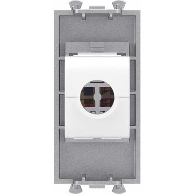 ДКС Компьютерная розетка RJ-45 без шторки модульная, кат.6, Avanti, закаленная сталь, 1 модуль 4404691 DKC ДКС Компьютерная розетка RJ-45 без шторки модульная, кат.6, Avanti, закаленная сталь, 1 модуль 4404691 DKC