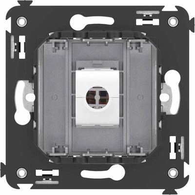ДКС Компьютерная розетка RJ-45 без шторки в стену, кат.6 одинарная, Avanti, закаленная сталь 4404693 DKC ДКС Компьютерная розетка RJ-45 без шторки в стену, кат.6 одинарная, Avanti, закаленная сталь 4404693 DKC