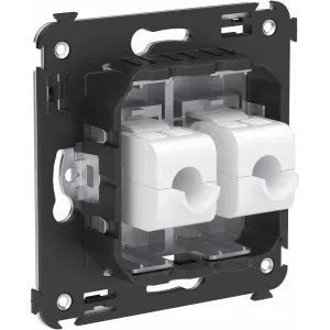 ДКС Компьютерная розетка RJ-45 без шторки в стену, кат.6 двойная, Avanti, закаленная сталь 4404694 DKC ДКС Компьютерная розетка RJ-45 без шторки в стену, кат.6 двойная, Avanti, закаленная сталь 4404694 DKC