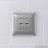 ДКС Компьютерная розетка RJ-45 без шторки в стену, кат.6 двойная экранированная, Avanti, закаленная сталь 4404794 DKC ДКС Компьютерная розетка RJ-45 без шторки в стену, кат.6 двойная экранированная, Avanti, закаленная сталь 4404794 DKC
