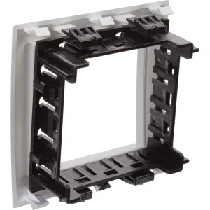 ДКС Рамка-суппорт Avanti для In-liner Front, серебристый металлик, 2 модуля 4404912 DKC ДКС Рамка-суппорт Avanti для In-liner Front, серебристый металлик, 2 модуля 4404912 DKC