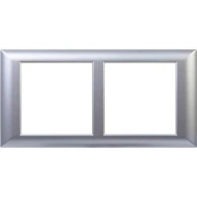 ДКС Рамка-суппорт Avanti для In-liner Front, серебристый металлик, 4 модуля 4404914 DKC