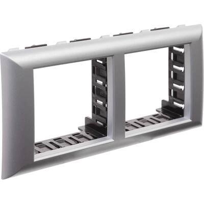 ДКС Рамка-суппорт Avanti для In-liner Front, серебристый металлик, 4 модуля 4404914 DKC ДКС Рамка-суппорт Avanti для In-liner Front, серебристый металлик, 4 модуля 4404914 DKC
