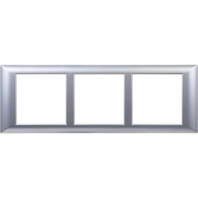 ДКС Рамка-суппорт Avanti для In-liner Front, серебристый металлик, 6 модулей 4404916 DKC ДКС Рамка-суппорт Avanti для In-liner Front, серебристый металлик, 6 модулей 4404916 DKC