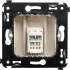 ДКС Компьютерная розетка RJ-45 в стену, кат.6 одинарная, ДКС Компьютерная розетка RJ-45 в стену, кат.6 одинарная,