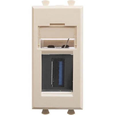 ДКС USB 3.0 розетка модульная, тип А-А, Avanti, ванильная дымка, 1 модуль 4405301 DKC ДКС USB 3.0 розетка модульная, тип А-А, Avanti, ванильная дымка, 1 модуль 4405301 DKC
