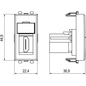 ДКС USB 3.0 розетка модульная, тип А-А, Avanti, ванильная дымка, 1 модуль 4405301 DKC ДКС USB 3.0 розетка модульная, тип А-А, Avanti, ванильная дымка, 1 модуль 4405301 DKC