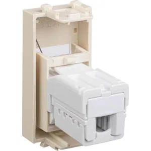 ДКС Телефонная розетка RJ-12 модульная, Avanti, ванильная дымка, 1 модуль 4405311 DKC ДКС Телефонная розетка RJ-12 модульная, Avanti, ванильная дымка, 1 модуль 4405311 DKC