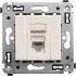 ДКС Компьютерная розетка RJ-45 в стену, кат.6А одинарная, Avanti, ванильная дымка 4405373 DKC ДКС Компьютерная розетка RJ-45 в стену, кат.6А одинарная, Avanti, ванильная дымка 4405373 DKC