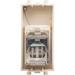 ДКС Компьютерная розетка RJ-45 модульная, кат.6 экранированная, Avanti, ванильная дымка, 1 модуль 4405391 DKC ДКС Компьютерная розетка RJ-45 модульная, кат.6 экранированная, Avanti, ванильная дымка, 1 модуль 4405391 DKC