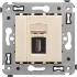 ДКС USB 2.0 розетка одинарная в стену, тип А-А, Avanti, ванильная дымка 4405403 DKC ДКС USB 2.0 розетка одинарная в стену, тип А-А, Avanti, ванильная дымка 4405403 DKC
