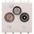 ДКС Розетка TV-FM-SAT модульная, Avanti, ванильная дымка, 2 модуля 4405532 DKC ДКС Розетка TV-FM-SAT модульная, Avanti, ванильная дымка, 2 модуля 4405532 DKC