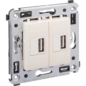 ДКС USB зарядное устройство в стену 2.1 А, Avanti, ванильная дымка 4405543 DKC ДКС USB зарядное устройство в стену 2.1 А, Avanti, ванильная дымка 4405543 DKC