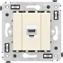 ДКС Телефонная розетка RJ-12 без шторки в стену одинарная, Avanti, ванильная дымка 4405613 DKC ДКС Телефонная розетка RJ-12 без шторки в стену одинарная, Avanti, ванильная дымка 4405613 DKC