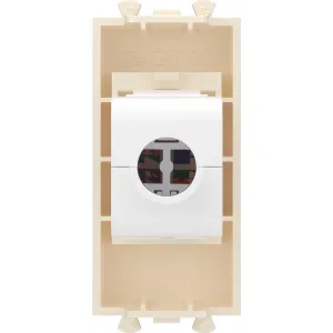 ДКС Компьютерная розетка RJ-45 без шторки модульная, кат.5е, Avanti, ванильная дымка, 1 модуль 4405661 DKC ДКС Компьютерная розетка RJ-45 без шторки модульная, кат.5е, Avanti, ванильная дымка, 1 модуль 4405661 DKC