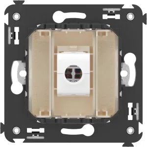 ДКС Компьютерная розетка RJ-45 без шторки в стену, кат.5е одинарная, Avanti, ванильная дымка 4405663 DKC ДКС Компьютерная розетка RJ-45 без шторки в стену, кат.5е одинарная, Avanti, ванильная дымка 4405663 DKC