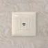ДКС Компьютерная розетка RJ-45 без шторки в стену, кат.5е одинарная, Avanti, ванильная дымка 4405663 DKC ДКС Компьютерная розетка RJ-45 без шторки в стену, кат.5е одинарная, Avanti, ванильная дымка 4405663 DKC