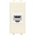 ДКС Компьютерная розетка RJ-45 без шторки модульная, кат.6А, Avanti, ванильная дымка, 1 модуль 4405671 DKC ДКС Компьютерная розетка RJ-45 без шторки модульная, кат.6А, Avanti, ванильная дымка, 1 модуль 4405671 DKC